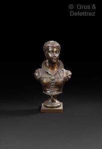 DE BLEZER joseph charles 1868-1881,Buste de femme,Gros-Delettrez FR 2022-04-05