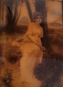 de BODENHAUSEN Baron Cuno 1852-1931,WOMAN IN THE FOREST,Stephan Welz ZA 2021-07-27