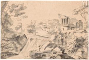 de BOEVER Jan Frans 1872-1949,Paysage classique avec des ruines,Millon & Associés FR 2024-03-21
