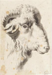 de BOISSIEU Jean Jacques 1736-1810,A head of a ram,Bonhams GB 2013-11-10