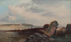 de BORNSCHLEGEL Victor 1820-1891,Baie de St Clément à Jersey,1896,Kapandji Morhange FR 2020-03-18