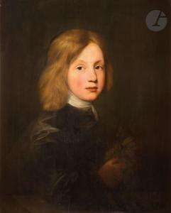 de BRAY Jan 1627-1697,Portrait d'enfant tenant des raisins,Ader FR 2023-04-25