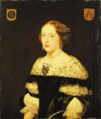 de BRAY Jan 1627-1697,Portrait of Gudula de Kies van Wissen,1671,Christie's GB 2001-12-12