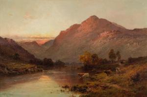 De BREANSKI Alfred Fontville I 1852-1928,Dunkeld at sunset,Bonhams GB 2024-03-13