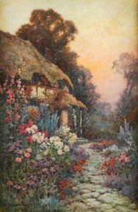 DE BREANSKI Alfred Fontville II 1877-1955,A Dorset Garden,Bellmans Fine Art Auctioneers 2024-03-28