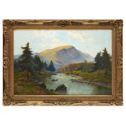 DE BREANSKI Alfred Fontville II 1877-1955,AUTUMN EVENING AT INVERCAULD,Lyon & Turnbull GB 2017-11-22