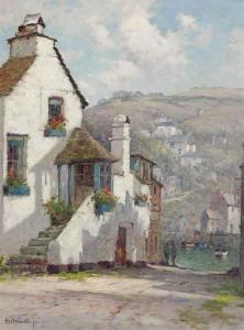 DE BREANSKI Alfred Fontville II 1877-1955,Polperro, Cornwall,Christie's GB 2015-03-12