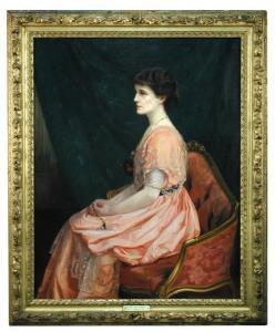de bree anthony 1855-1921,Portrait of Mrs Margaret Parsons (nee Gladstone) i,Cheffins GB 2016-09-07