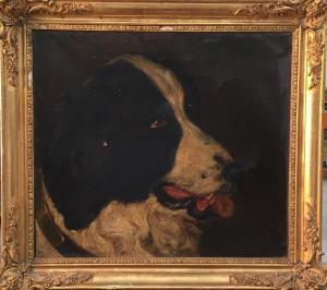 de BRINANT Jules Ruinart 1838-1898,Le chien de Monsieur Audlere,1855,Sadde FR 2017-10-15