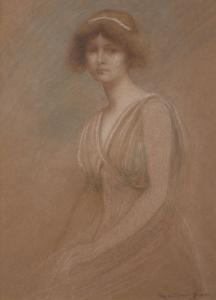 de BRUSH George Forest 1855-1941,Portrait of a Woman,Hindman US 2022-05-10