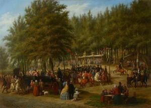 de BRUYCKER Constant 1823-1896,Le Carrousel,1859,VanDerKindere BE 2022-01-18