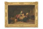 de BRUYCKER Frans Ant., François 1816-1882,ENTERTAINING THE BABY,Sworders GB 2015-03-10