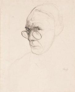De BRUYCKER Jules 1870-1945,Autoportrait,1932,De Vuyst BE 2012-05-12