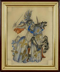 DE BRUYN Leon 1901,Le Chevalier,1948,Galerie Moderne BE 2019-09-09