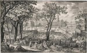 de BRUYN Nicolaes 1571-1652,Fröhliche Gesellschaft in einem Wald in der Nähe ,1604,Galerie Bassenge 2023-06-07