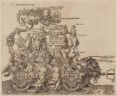 de BRY Johann Theodore 1561-1623,CHAR TRIOMPHAL, FRISES DE CHEVAUX ET CAVALIERS ALL,Tajan 2012-12-13