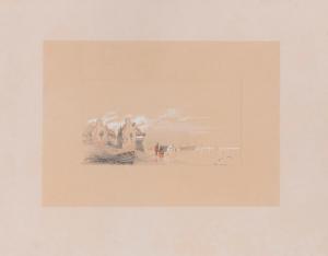 DE BUCY L 1800-1800,Pêcheurs sur la plage,Aguttes FR 2017-04-27