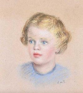 de Burgh Lydia 1923-2007,PORTRAIT OF A CHILD,Ross's Auctioneers and values IE 2019-03-13