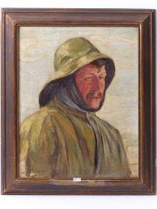 de BUSSCHERE Constant 1876-1951,Portrait de marin,VanDerKindere BE 2021-10-26
