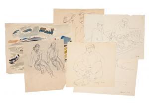 de CALLATAY Xavier,Marine Scenes and Sailor Portraits,1959-60,Neal Auction Company 2023-01-11