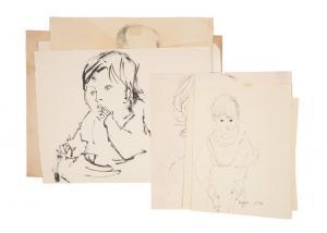 de CALLATAY Xavier 1932-1999,Portraits of Women,Neal Auction Company US 2023-01-11