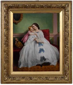 de CALZADA Carl 1800-1900,Affections,19th century,Brunk Auctions US 2023-03-24