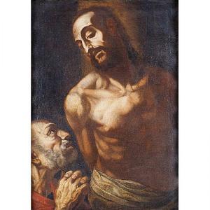 DE CAMPANA PEDRO,“San Pedro en lágrimas ante Cristo atado a la colu,Subastas Segre 2011-09-20
