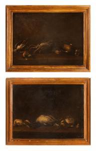 de CARO Baldassarre 1689-1750,natura morta con cacciagione,Gliubich Casa d'Aste IT 2023-12-19