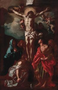 DE CARO Lorenzo Domenico 1719-1762,The Crucifixion,Christie's GB 2000-07-05