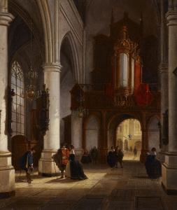 de CAUWER Emile Pierre J. 1828-1873,Church Interior,1860,Lempertz DE 2022-11-19