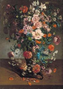 de caux L.M,Bouquet champêtre dans un vase,1906,Massol FR 2010-02-19