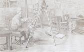 DE CHALAMBERT A,Cals dans son atelier au 70 rue de Rochechouart,1875,Giafferi FR 2013-10-19