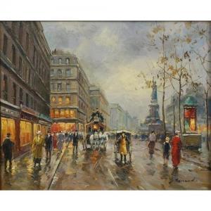 de CHAMP RENAUD Thérèse 1800-1900,Parisian street scene,Eastbourne GB 2017-05-13