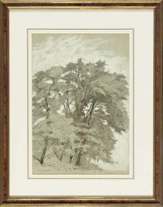 De Champeaux De La Boulaye Octave,Trees in a forest; and a companion work,Christie's 2012-02-07