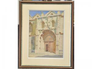 DE CHAMPEVILLE PIERRE 1885-1950,La porte juive de la cathédrale de Carpe,Hôtel des ventes d'Avignon 2019-04-06