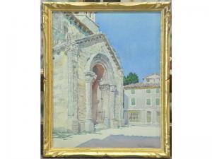 DE CHAMPEVILLE PIERRE,Portail présumé de l'église du Thor,Hôtel des ventes d'Avignon 2019-04-06
