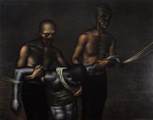 DE CHAVEZ Leslie 1978,Defeat Ushered by Surrender is the New Oblivion,2017,Sotheby's GB 2023-09-12