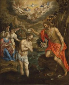 de Clerck Hendrik 1560-1630,The Baptism of Christ,Christie's GB 2019-12-04