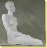 de CLERCK Oscar 1892-1968,Buste de jeune femme Art Déco,Horta BE 2008-09-08