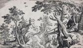 DE COCK J.W,Landscape with figures,1947,Bonhams GB 2008-11-25