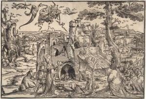 de COCK Jan Wellens 1503-1527,Die Versuchung des hl. Antonius,1522,Galerie Bassenge DE 2022-06-01
