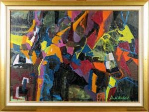 DE COCK Piet 1927,Composition chromatique,Galerie Moderne BE 2017-03-21