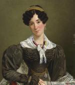 de COENE Jean Henri 1798-1866,Portrait de Victoire Du Bois, half-length,1827,Christie's 2023-05-24