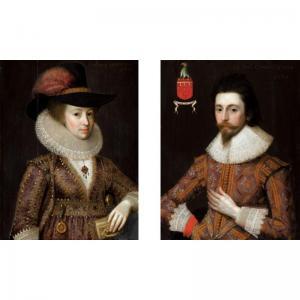 de COLONE Adam 1622-1628,PORTRAITS OF SIR THOMAS COWDRAY; AND HIS WIFE, LAD,Sotheby's GB 2006-06-07