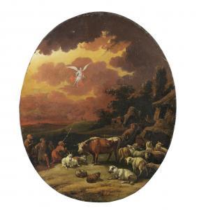 DE COLONIA Adam 1634-1685,The Annunciation to the Shepherds unframed,Bonhams GB 2018-10-24