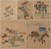 de CONDAMY Charles Fernand 1855-1913,Joueurs de polo,Millon & Associés FR 2014-02-13