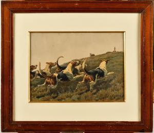 de CONDAMY Charles Fernand 1855-1913,La chasse,Osenat FR 2024-04-07