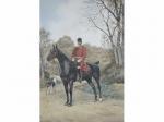 de CONDAMY Charles Fernand 1855-1913,Veneur à cheval,1905,De La Perraudiere FR 2008-05-17