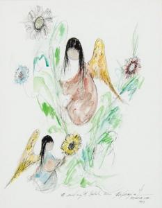 DE DEGRAZIA TED 1909-1982,Angel Sketch,1973,Scottsdale Art Auction US 2023-08-26
