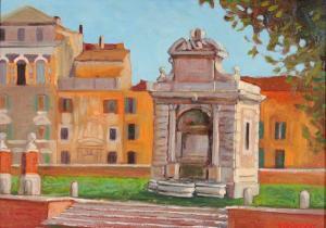 DE DOMINICIS GIANCARLO 1934,Il fontanone di Piazza Trilussa,Antonina IT 2011-03-28